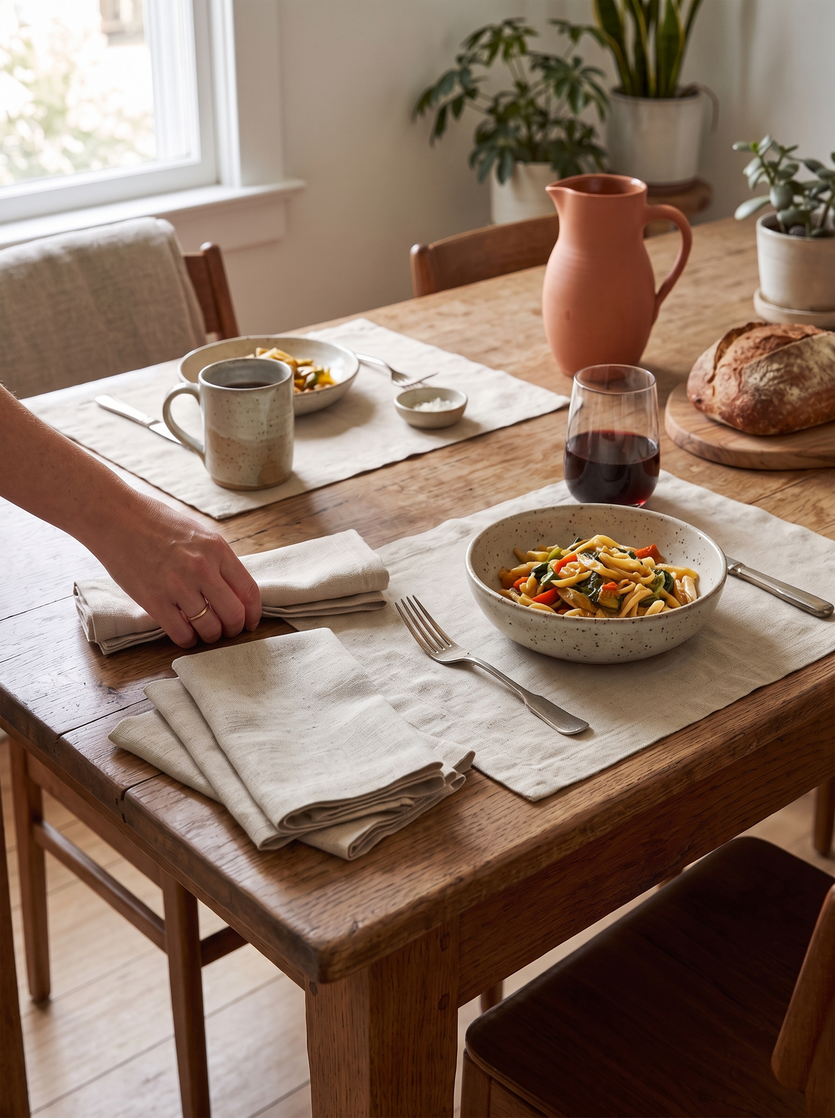 Everyday Linen Napkin and Placemat Set lifestyle 2
