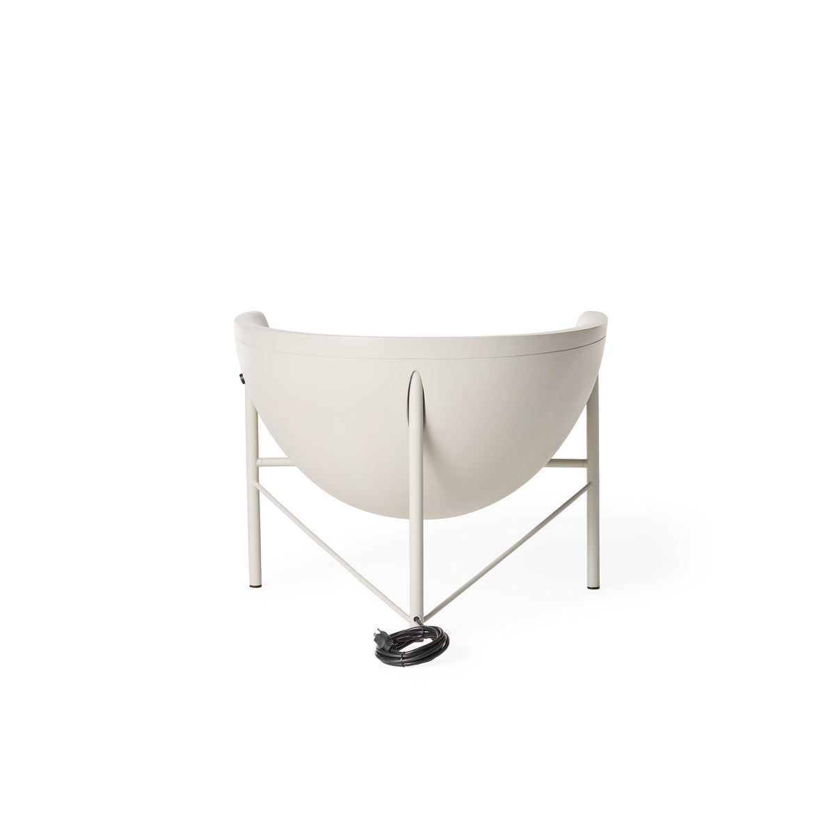 Kosmos Heated Dune Lounge Chair, cushion and fabric texture close up