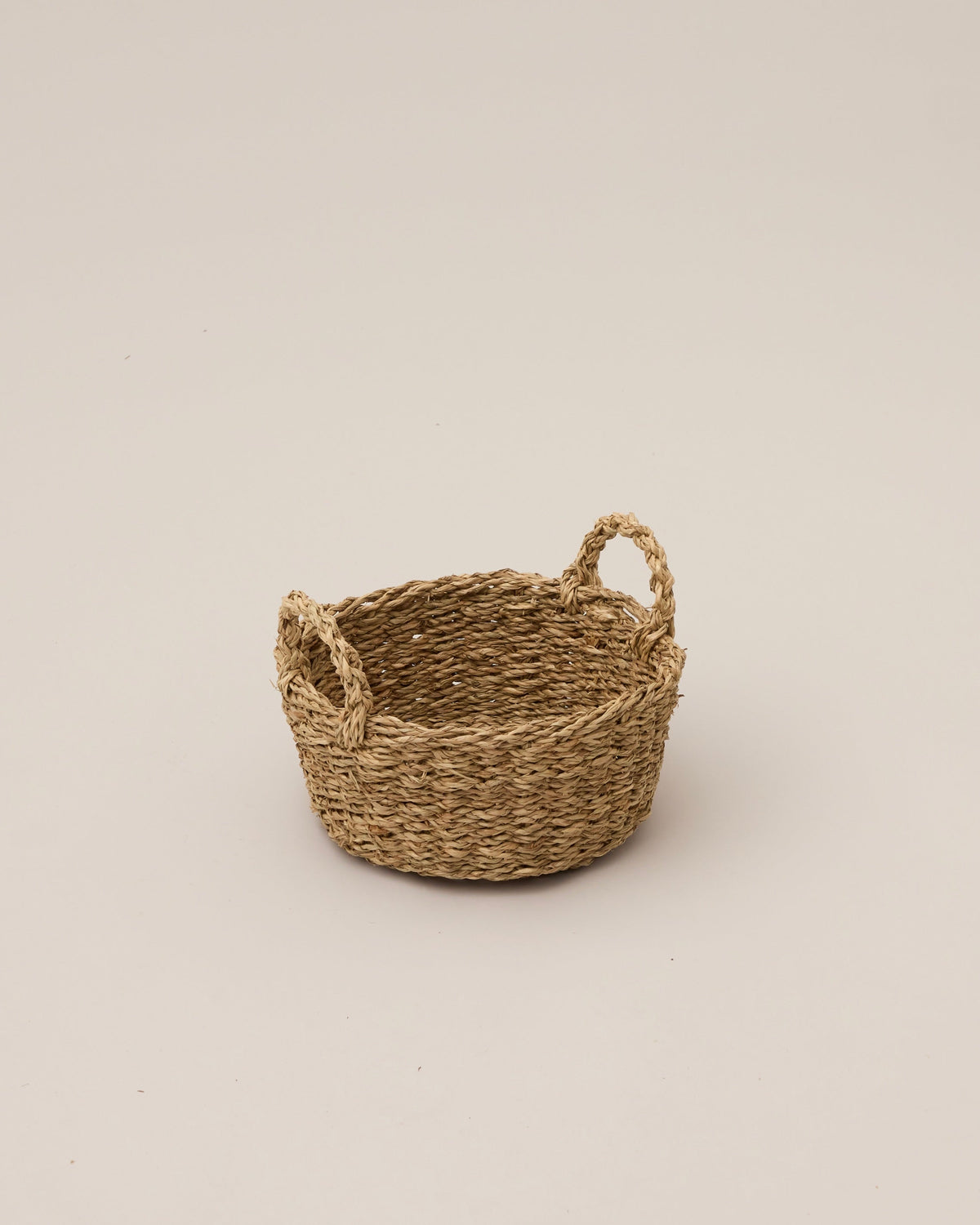 Little Dume Woven Basket, weave and material close up