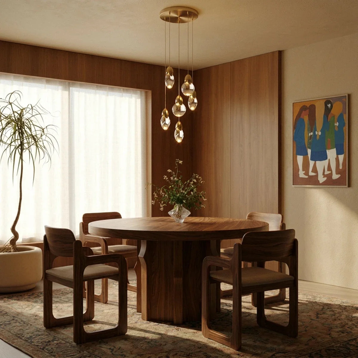 Lufina Metal Pendant Light, second shade and diffuser detail