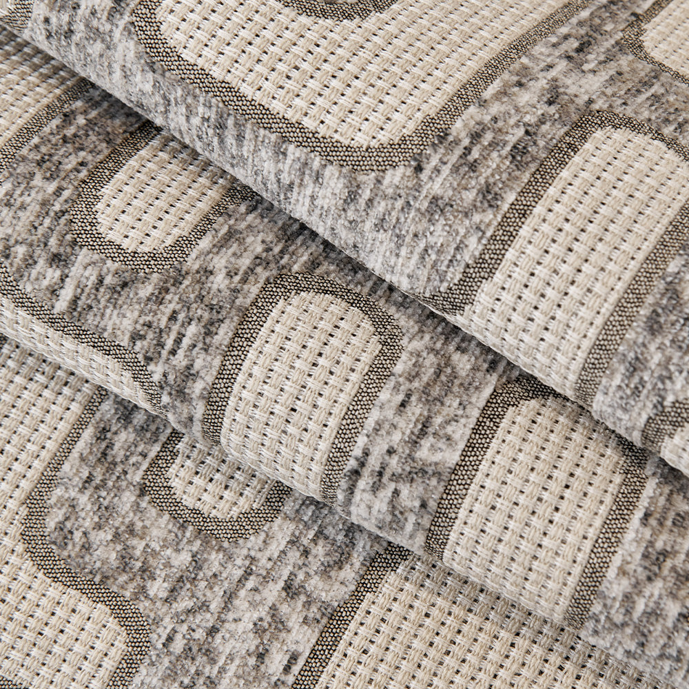 Luxury Maze Chenille Sectional Sofa Cover, in use on furniture