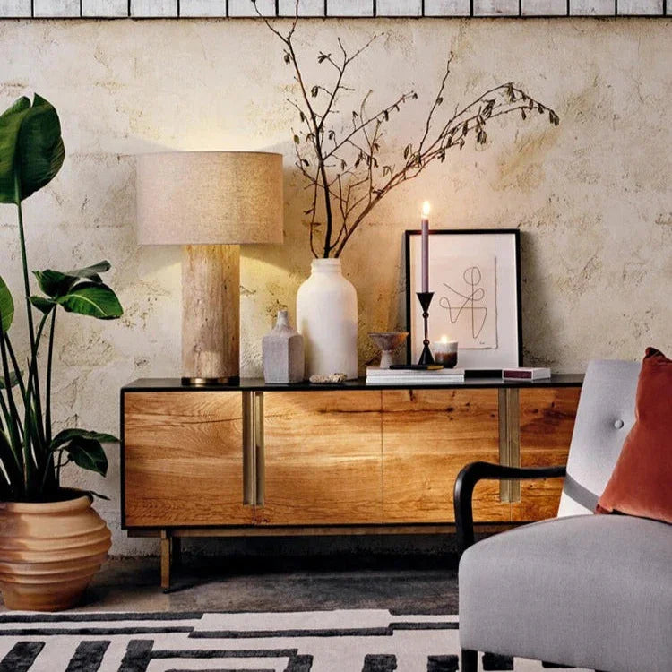 Jeane Cave Stone Table Lamp