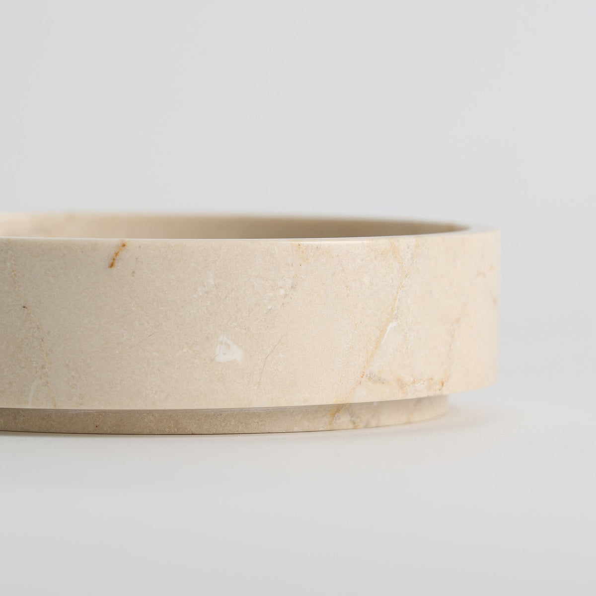 Maren Marble Catchall Dish, second stone and finish close up