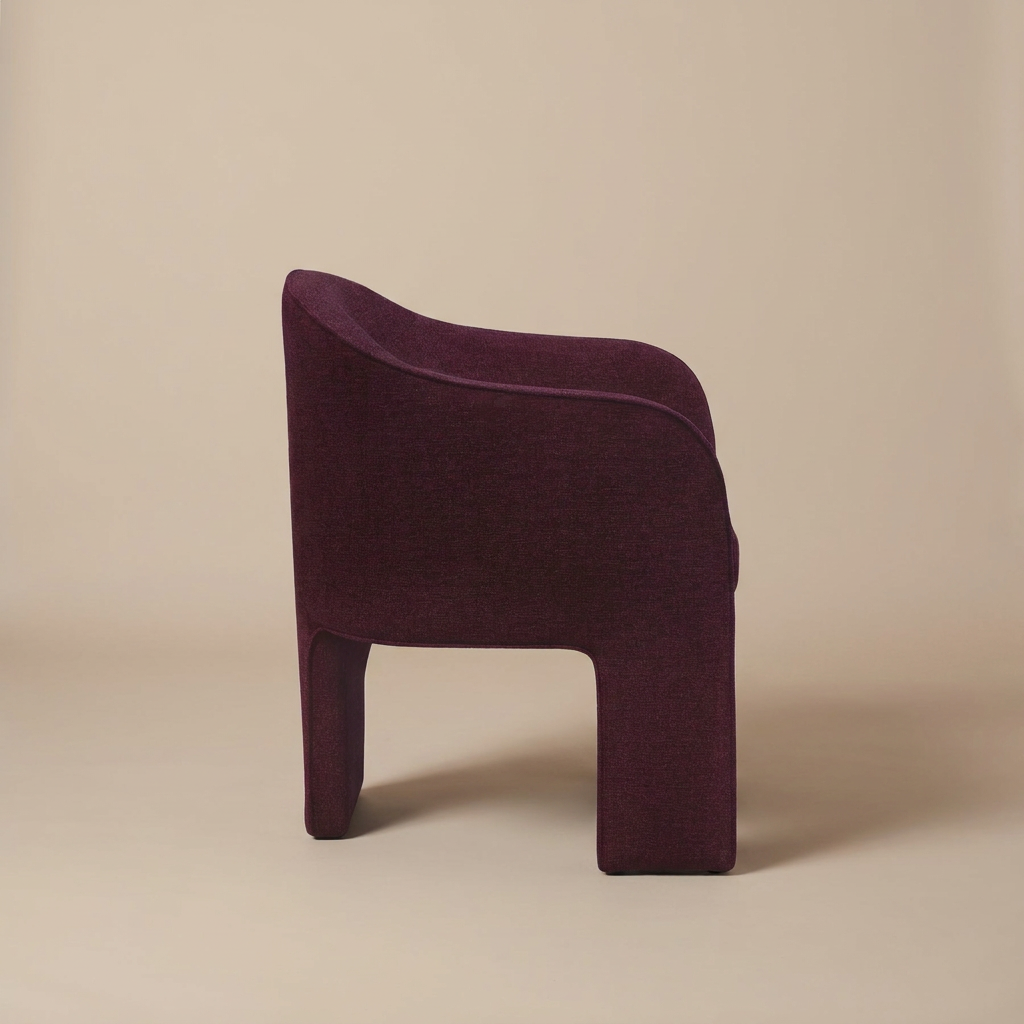 Margaux Dining Chair, seat and backrest detail