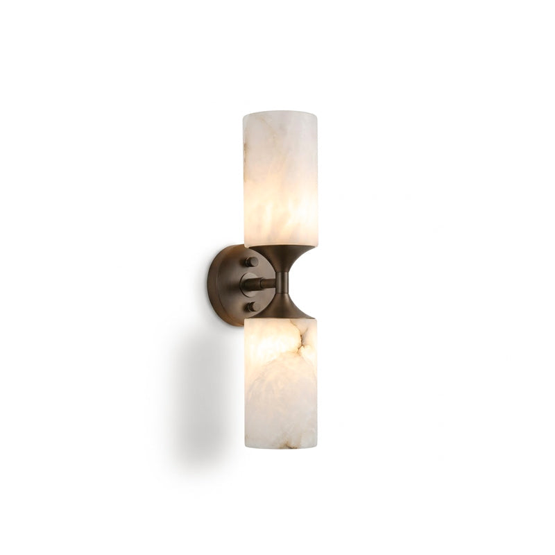 Merrick Alabaster Wall Sconce, second finish close up