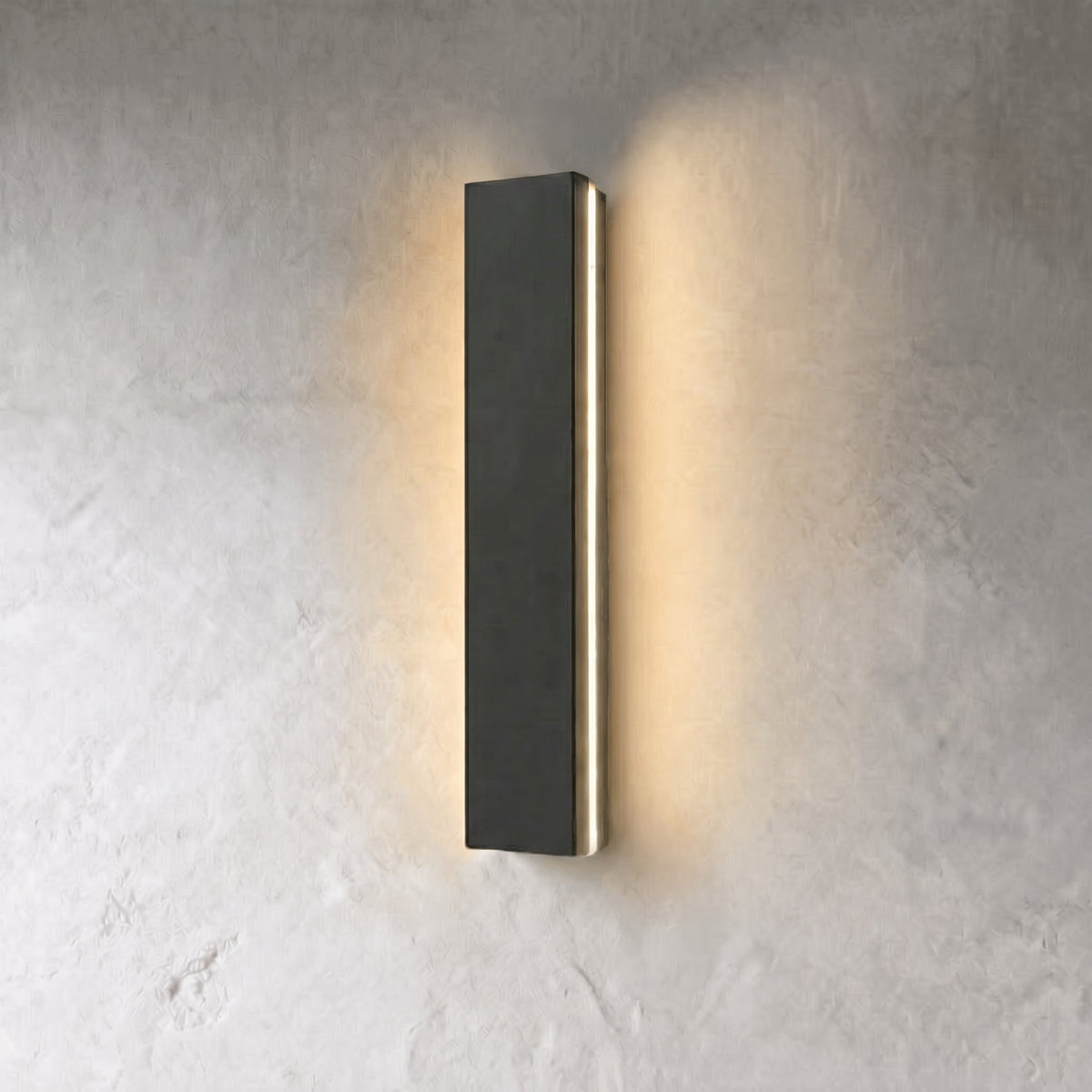 Modern Outdoor Wall Light, mounted on the wall