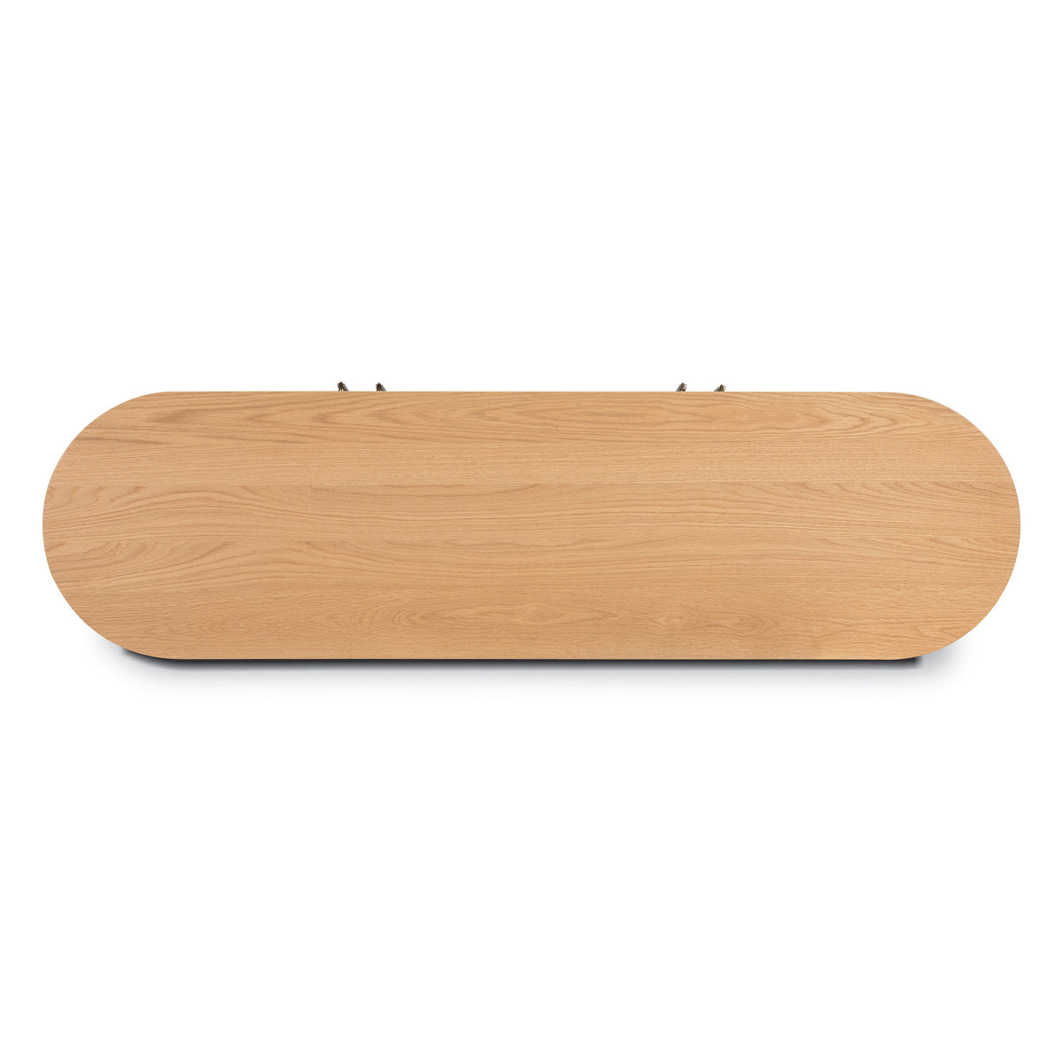 Noir 65" Oak Sideboard, Black, shown at an angle