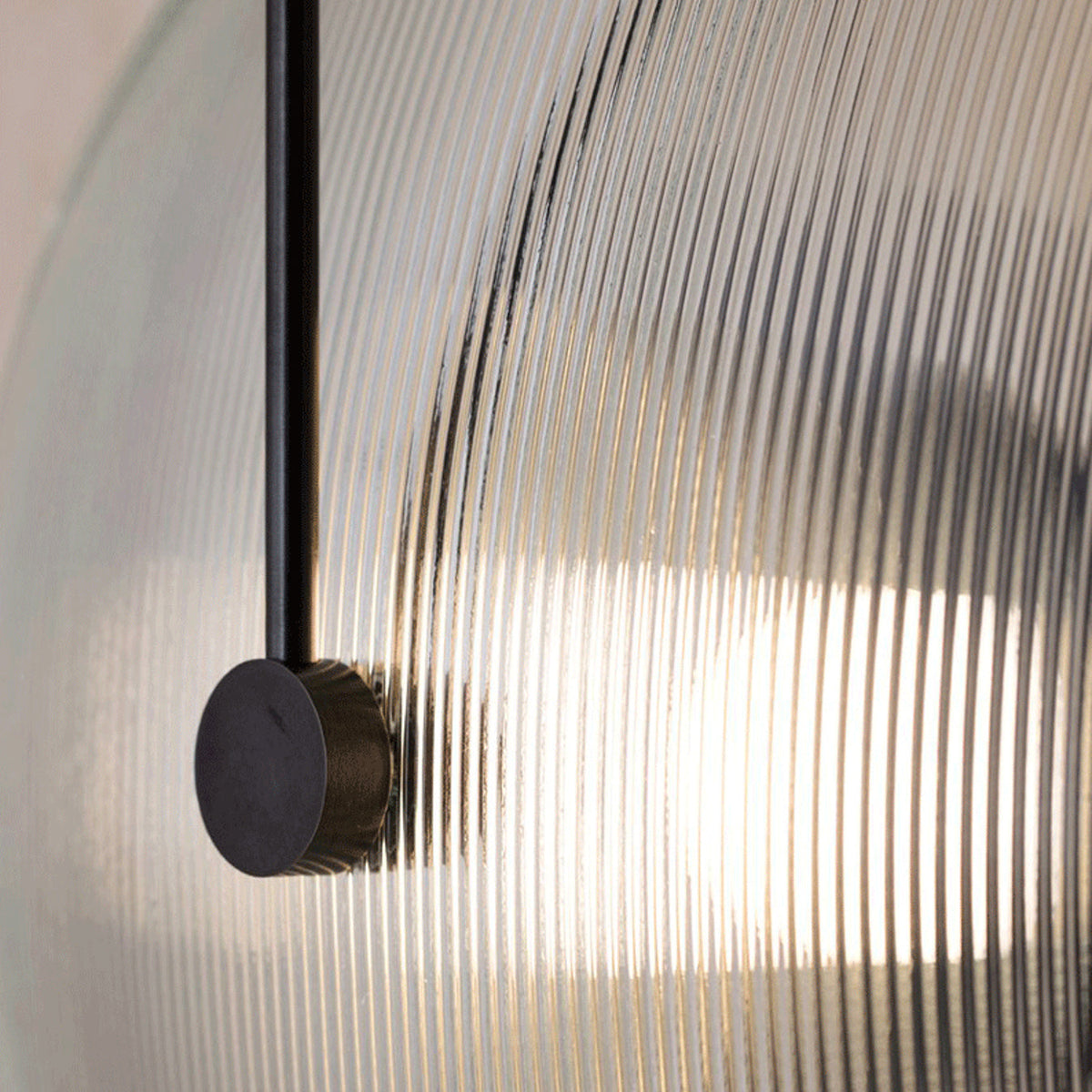 Orbit Mid Century Art Deco Wall Light, styled above a table