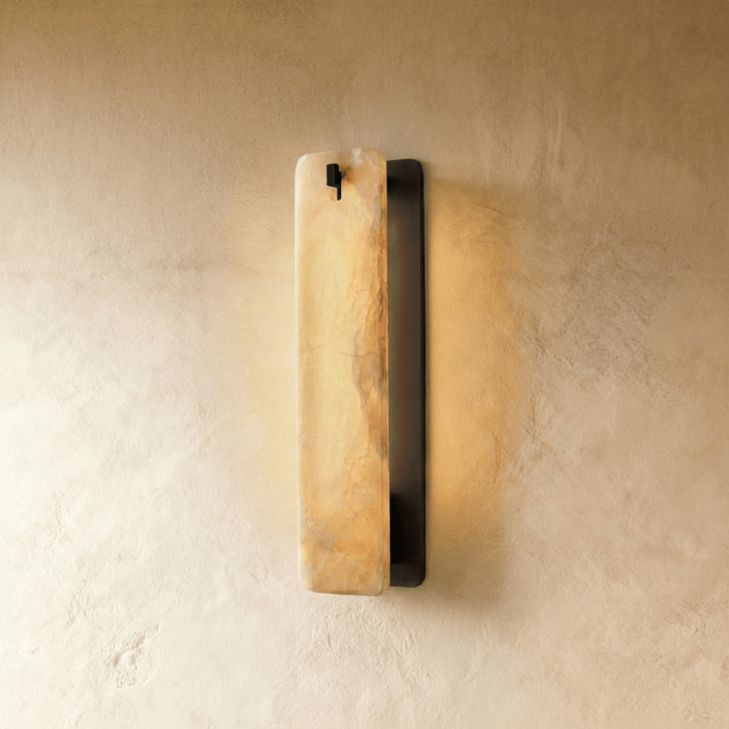 Orvox Wall Lamp, lit after dark
