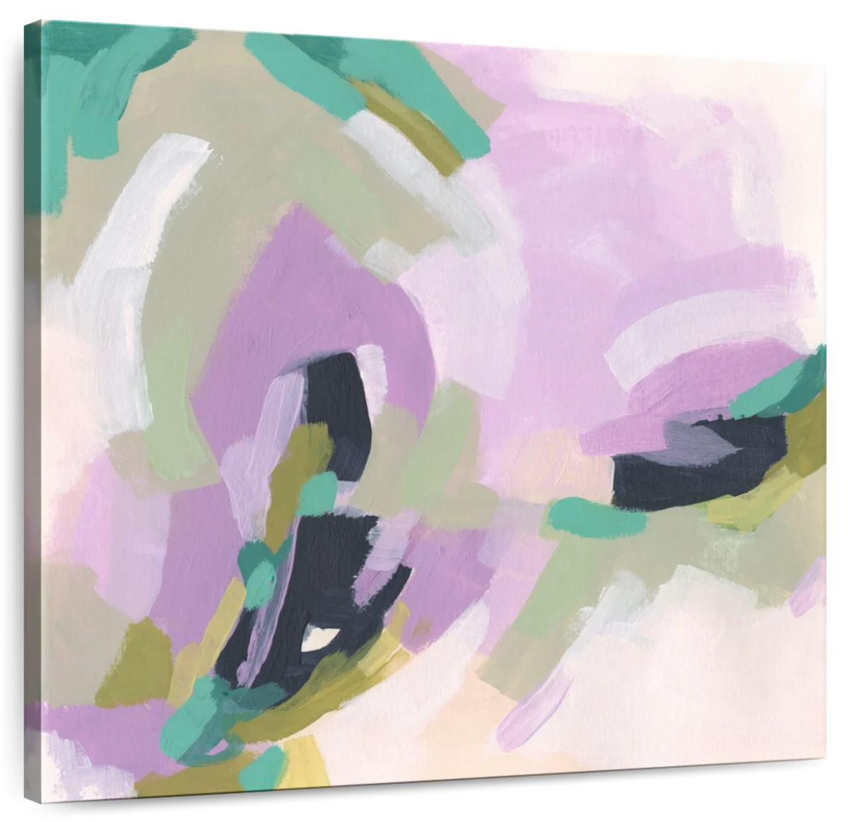 Pastel Brush Abstract III Wall Art, full print view