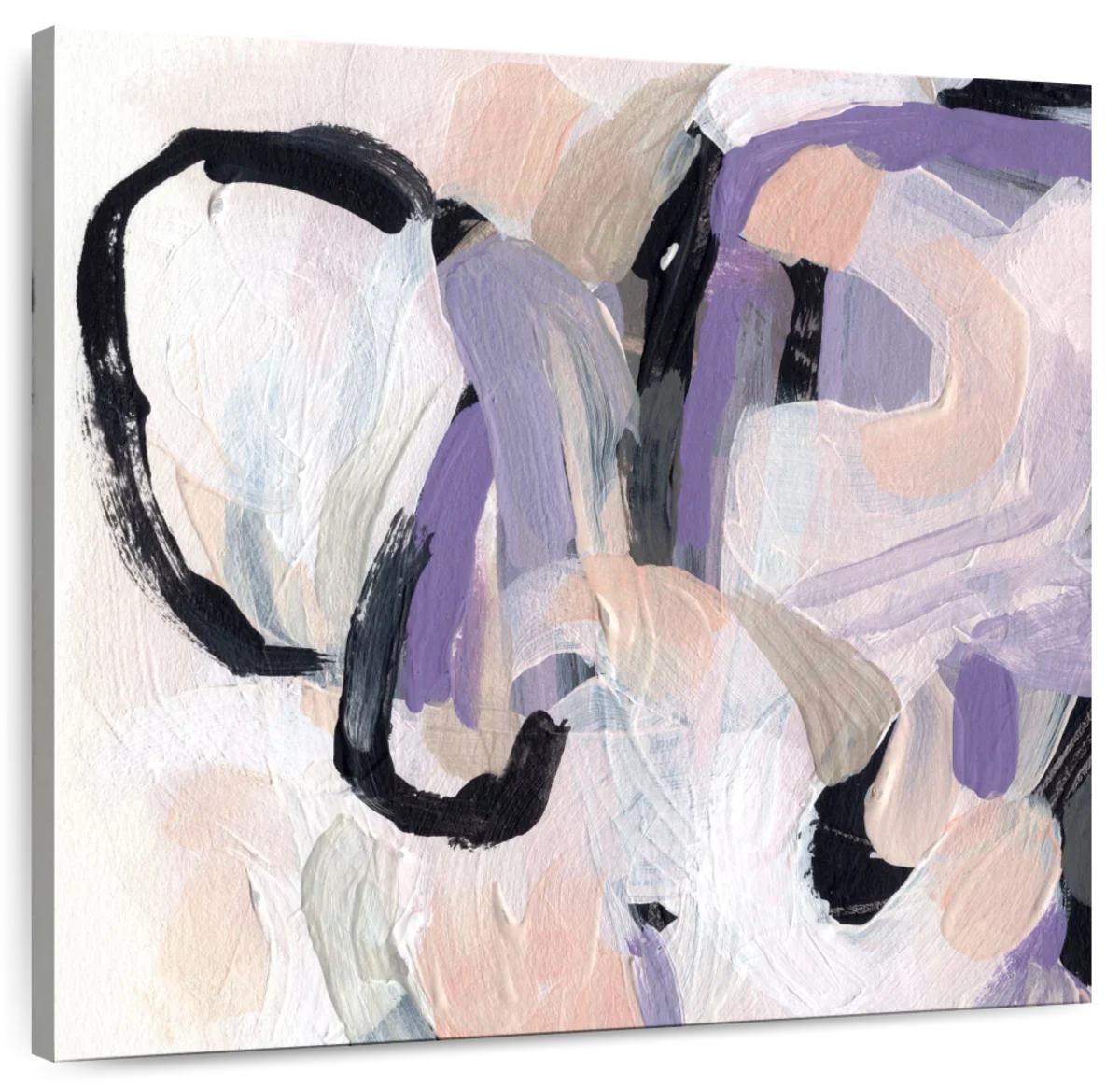 Pastel Brush Abstract IV Wall Art, full print view