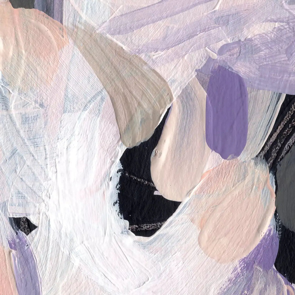 Pastel Brush Abstract IV Wall Art, artwork detail (2)