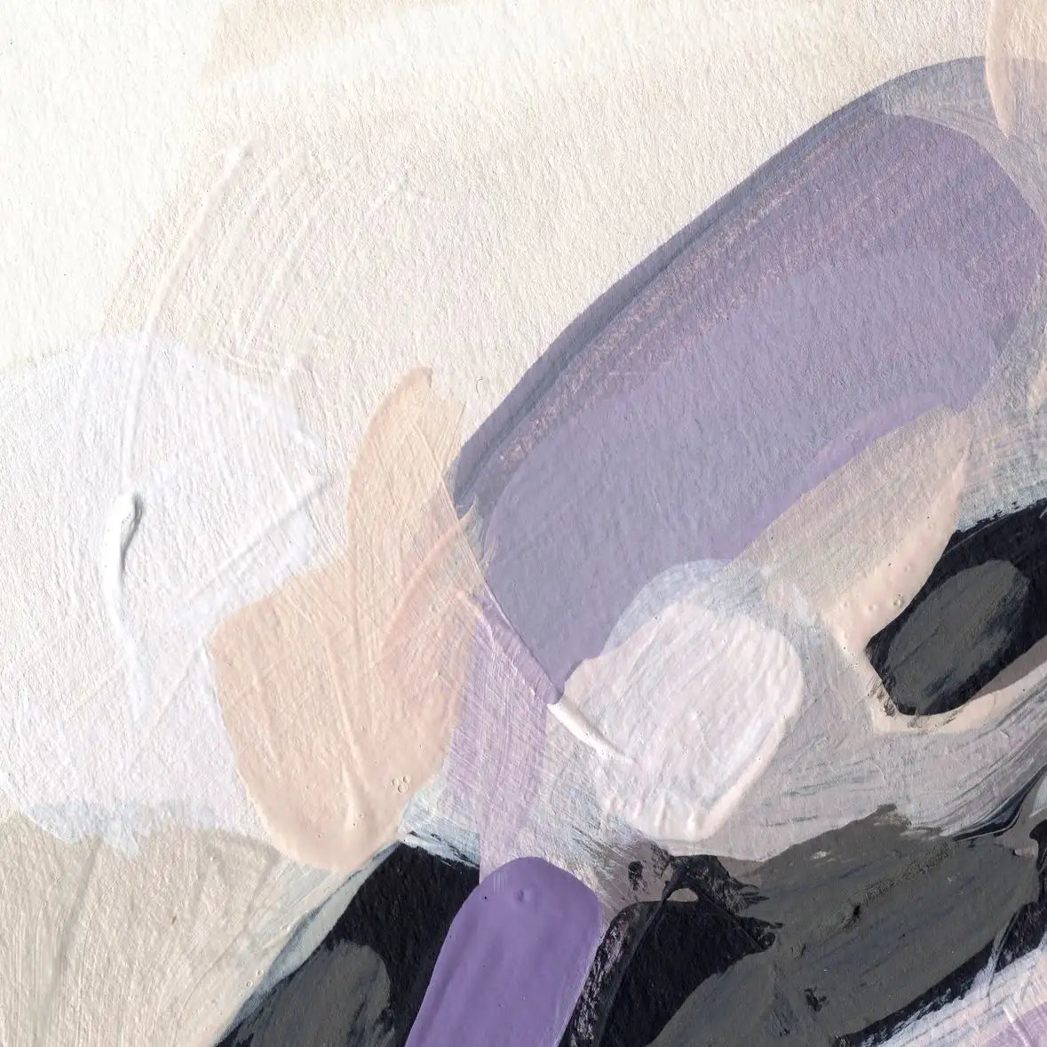 Pastel Brush Abstract V Wall Art, single panel view