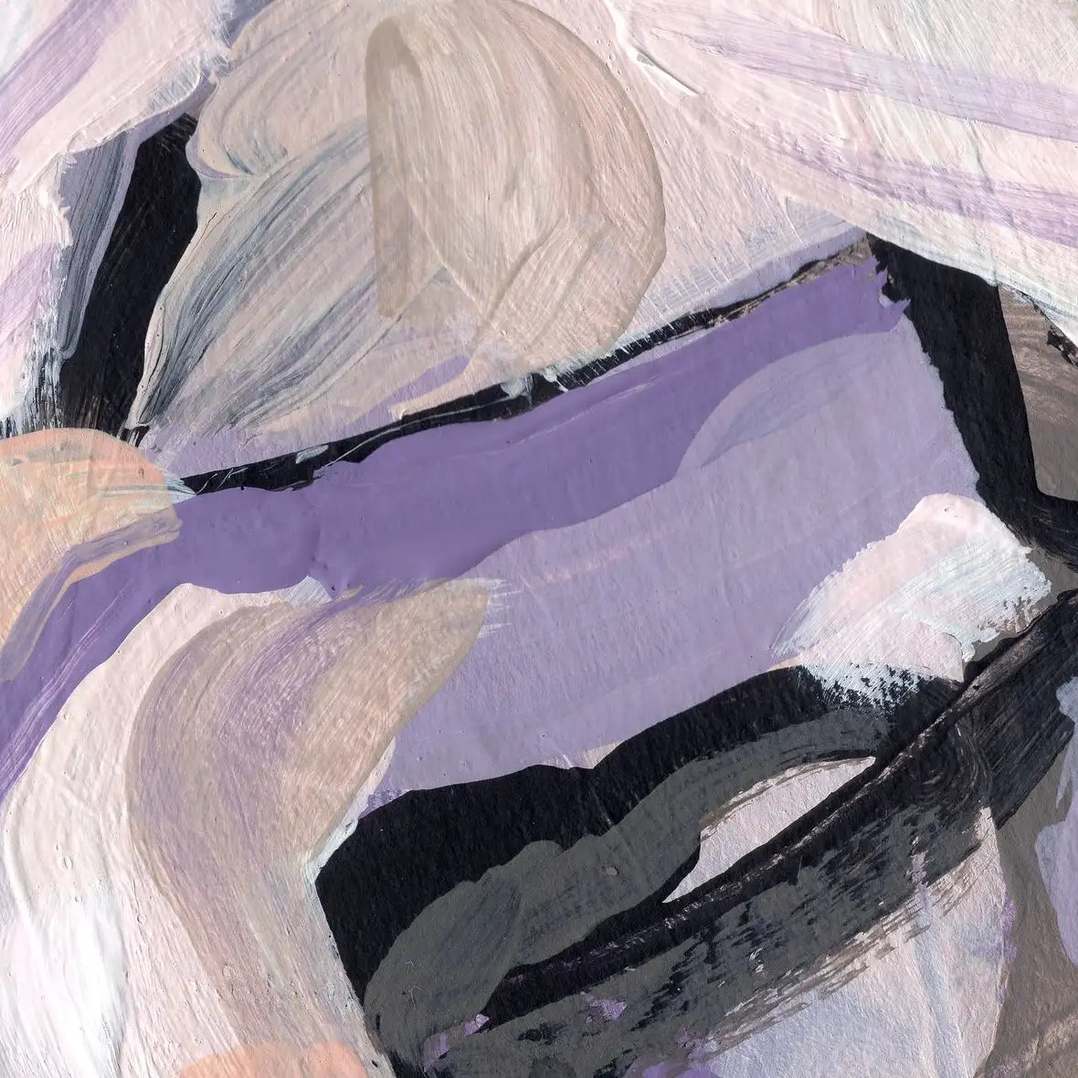 Pastel Brush Abstract V Wall Art, artwork detail (2)