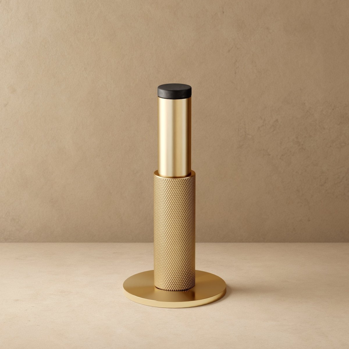 Plint Door Stop - Open Box, full fitting view