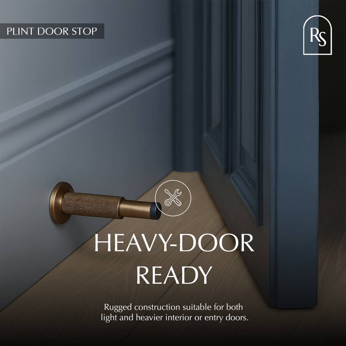 Plint Door Stop - Open Box, full range of finishes