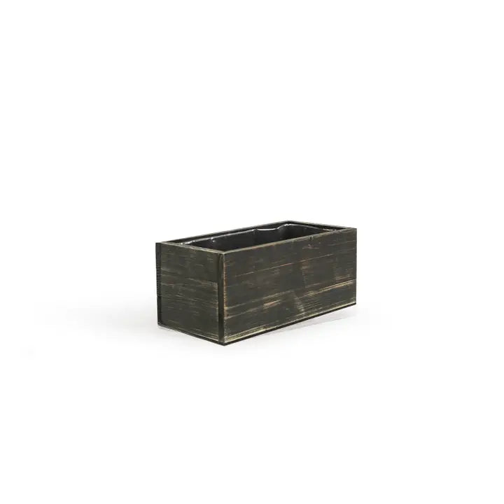 Reclaimed Oak Box Collection, rim and edge detail