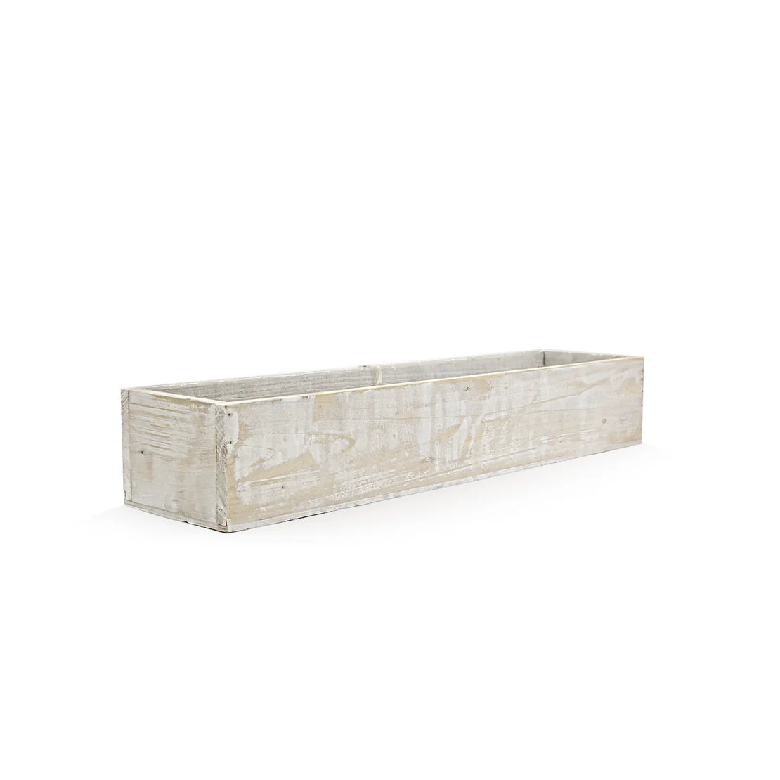 Reclaimed Oak Box Collection, styled with greenery