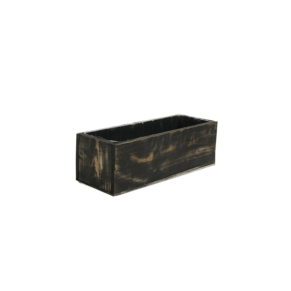 Reclaimed Wood Planter Box, full set view
