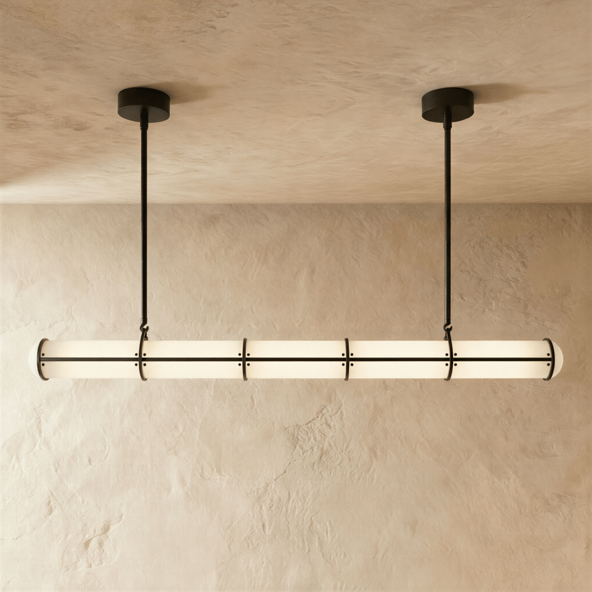 Ridaan Metal Pendant Light, shade and diffuser detail