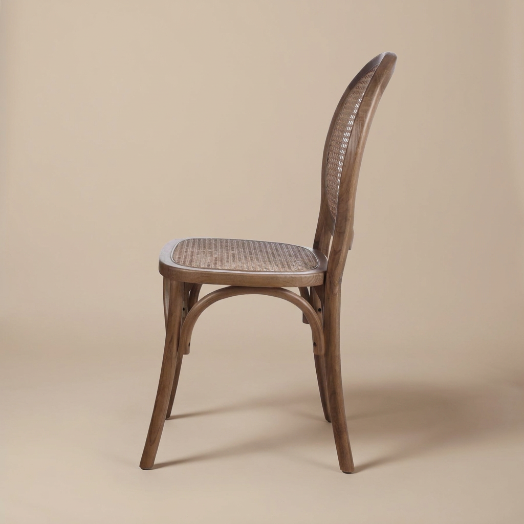 Riva Dining Chair, side profile