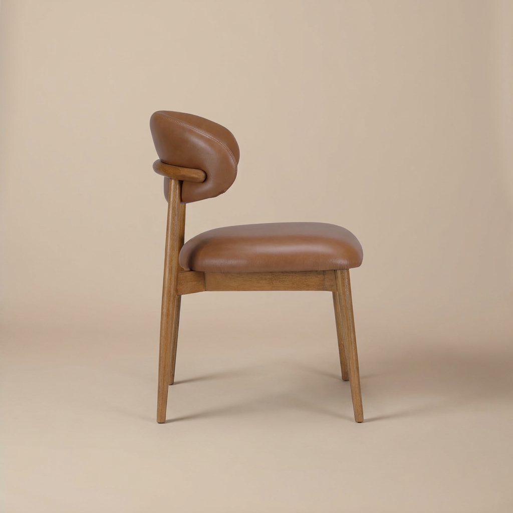Romy Dining Chair, second side profile