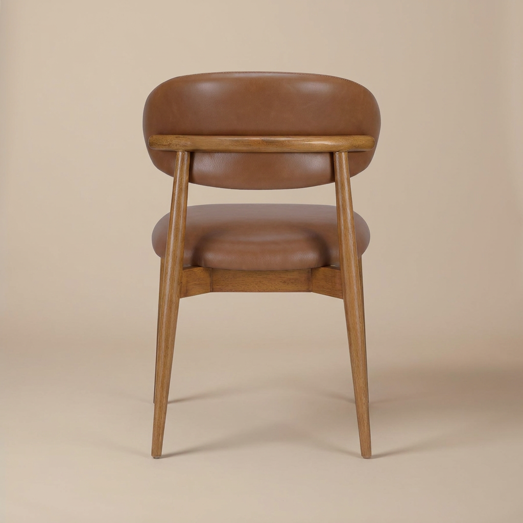 Romy Dining Chair, second seat and backrest detail