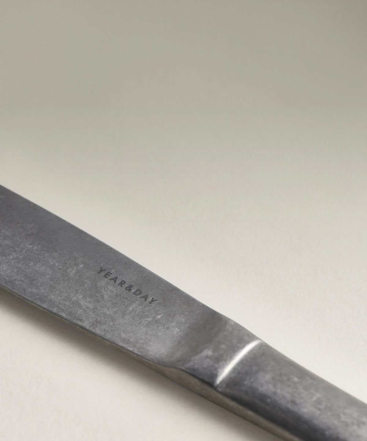 Sea Cliff Four-Person Flatware Set, finish and polish close up