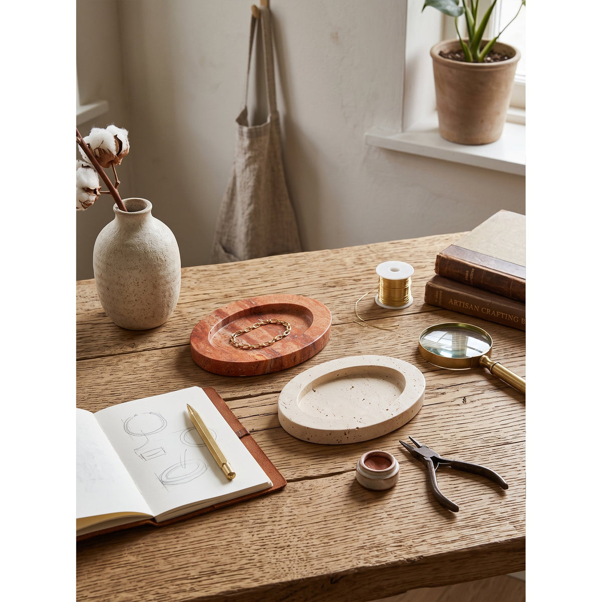 Sedona Canyon Stone Tray, angled three quarter view
