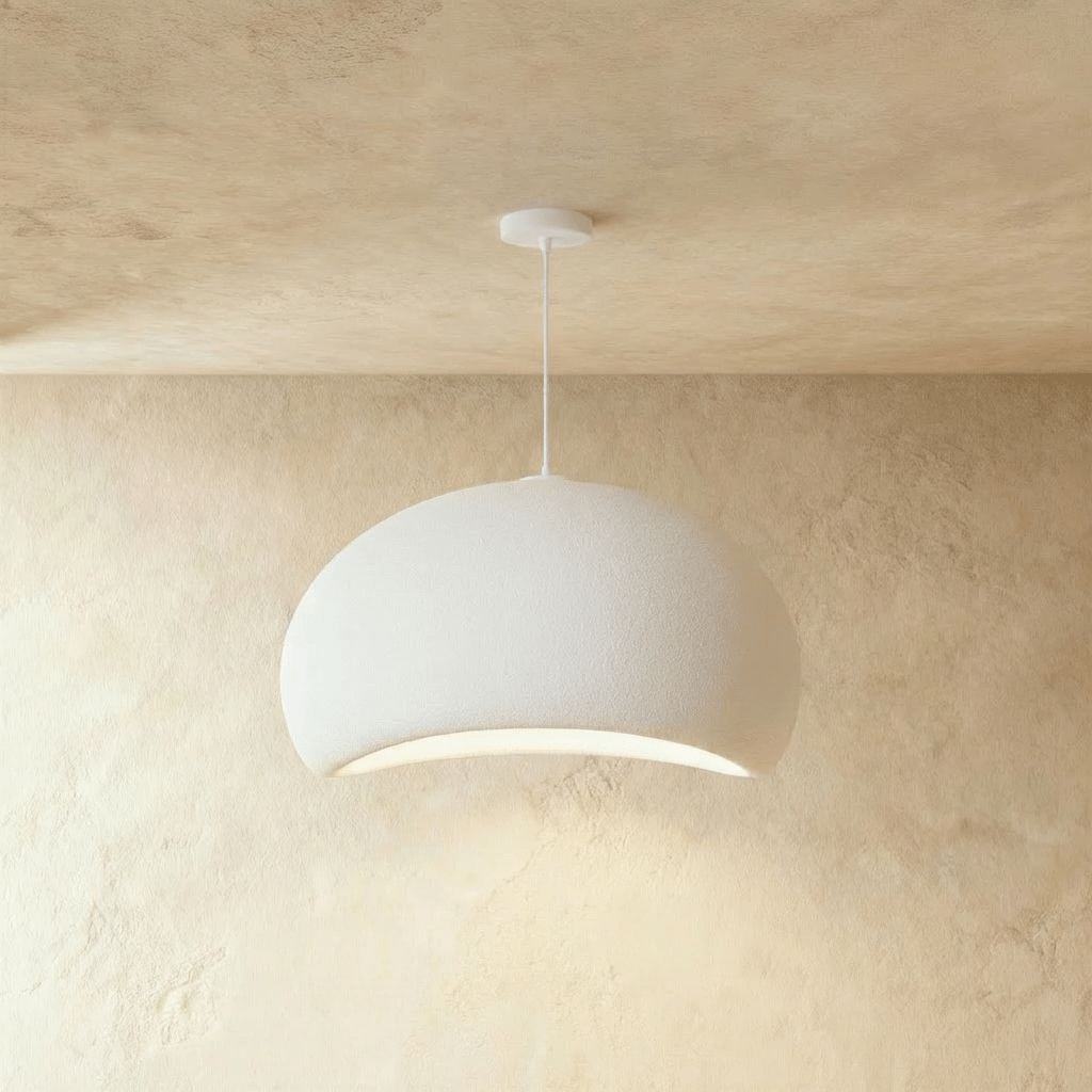 Shibui Metal Pendant Light, angled view showing the silhouette