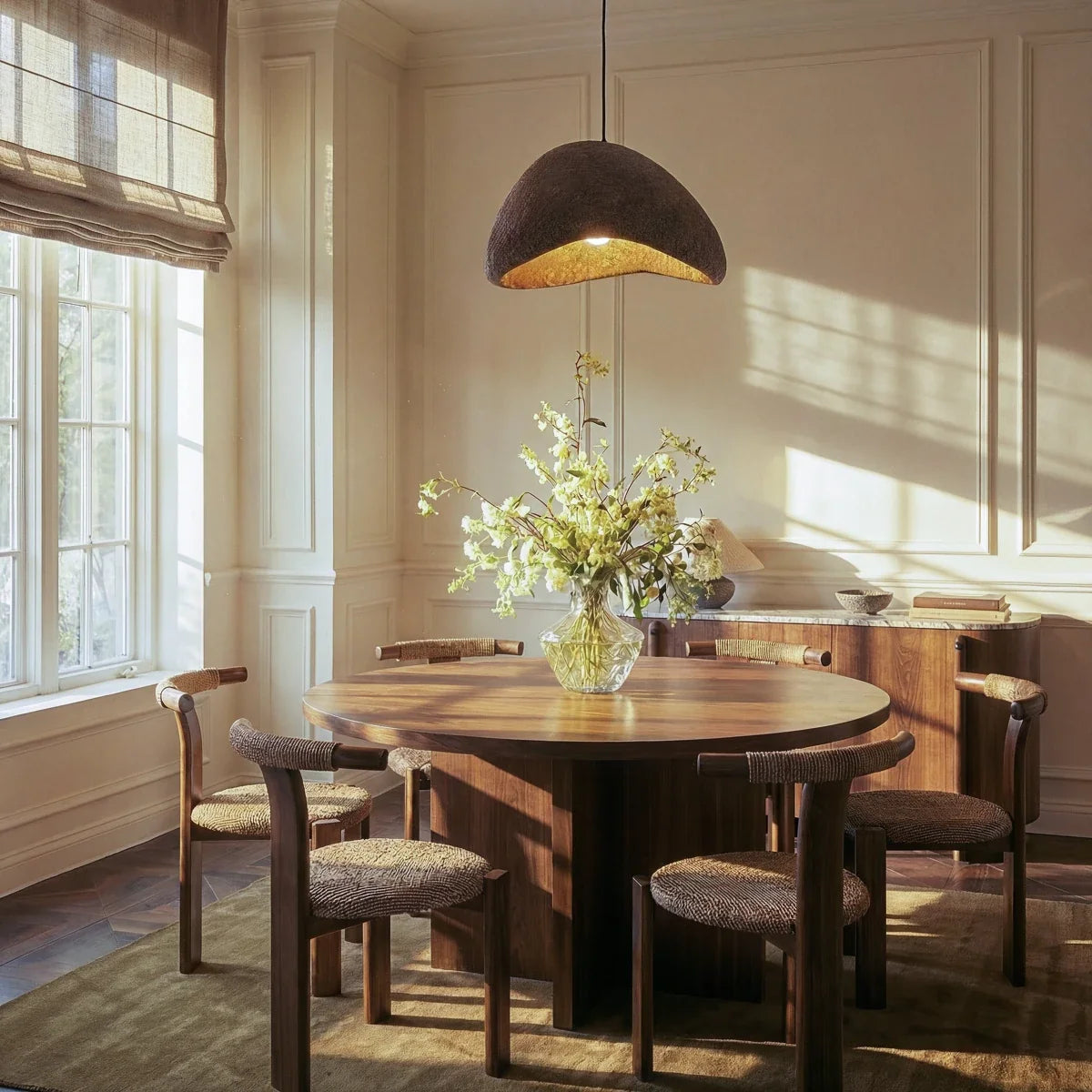 Shibui Sand Metal Pendant Light, second cord and ceiling canopy detail