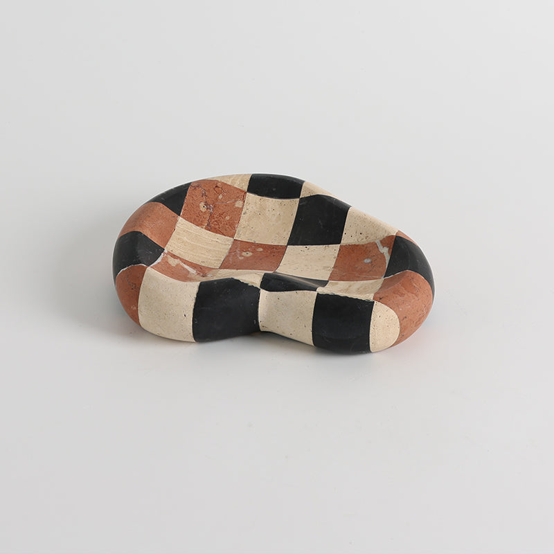 Sierra Stone Trinket Dish, second held in hand for scale