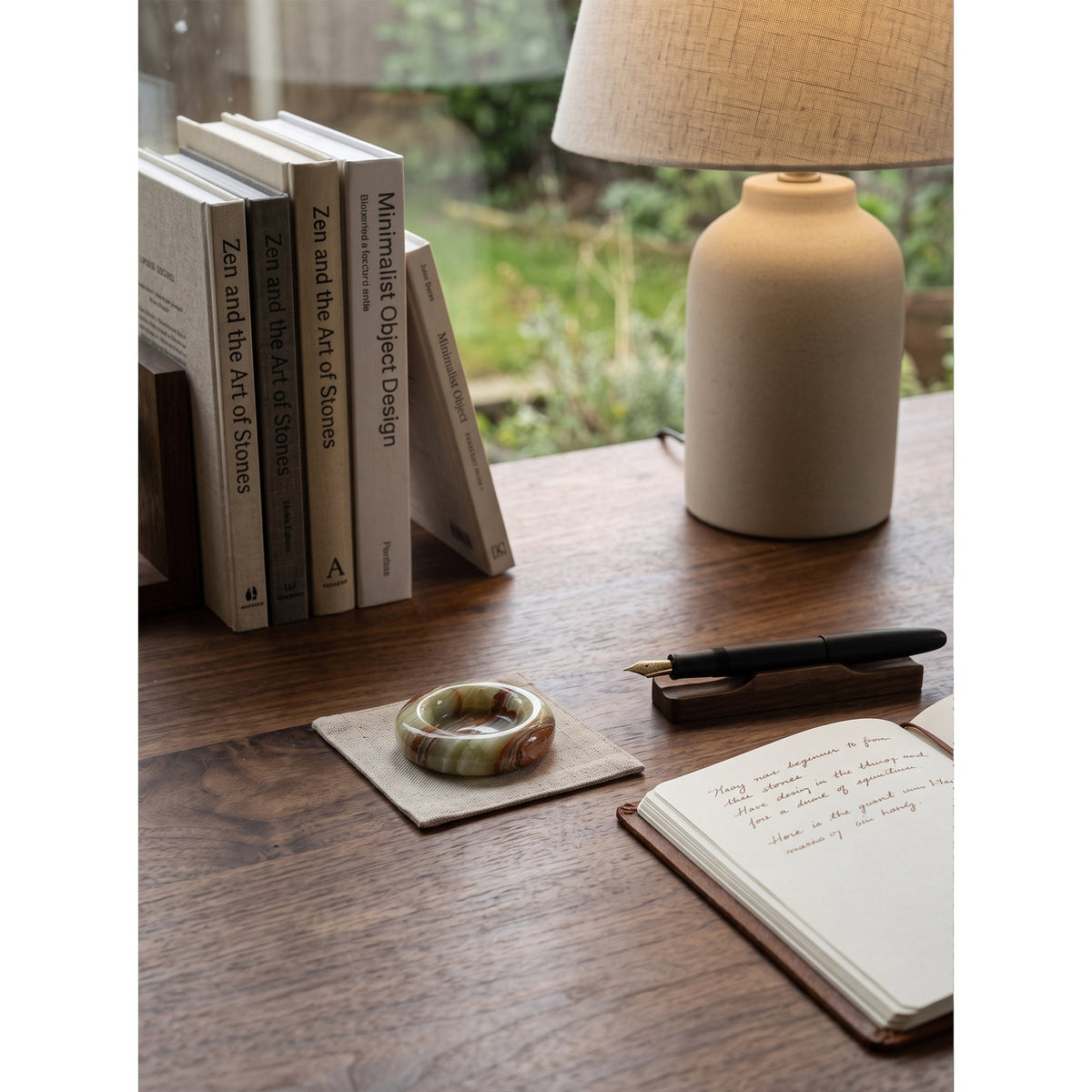 Sierra Stone Trinket Dish, side profile