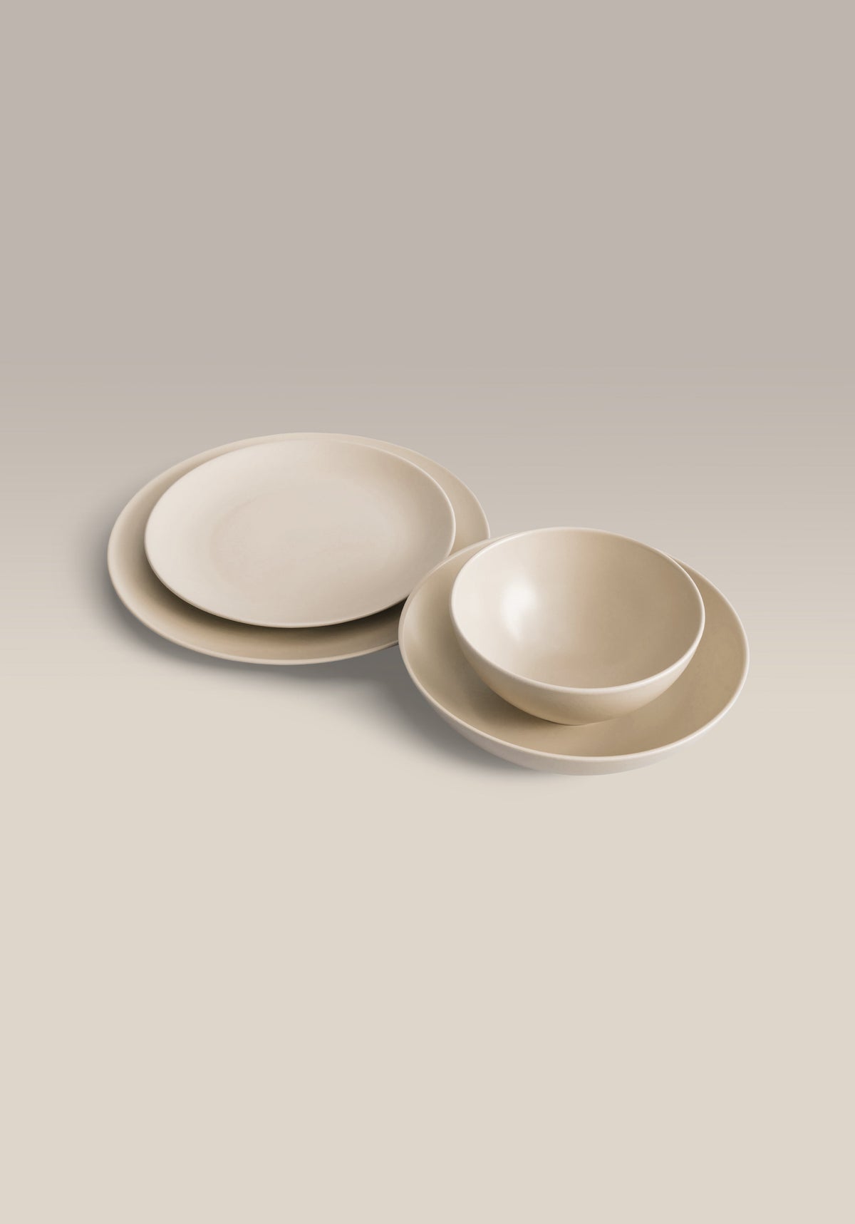 Stoneware Core Set, Dune, second stacked view