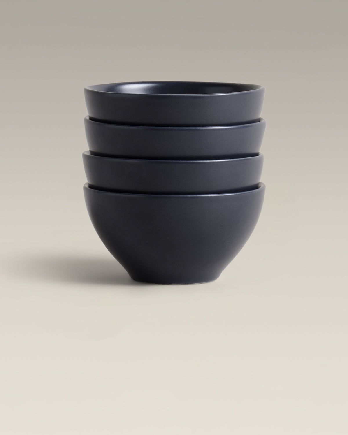 Stoneware Mini Bowl Set, place setting in use