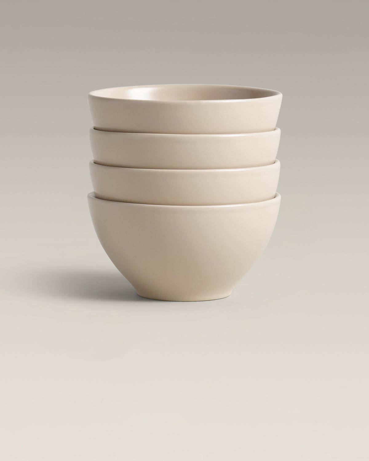 Stoneware Mini Bowl Set, top down view of the set
