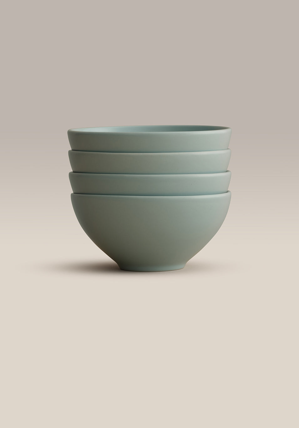 Stoneware Small Bowl Set, Blue, stacked