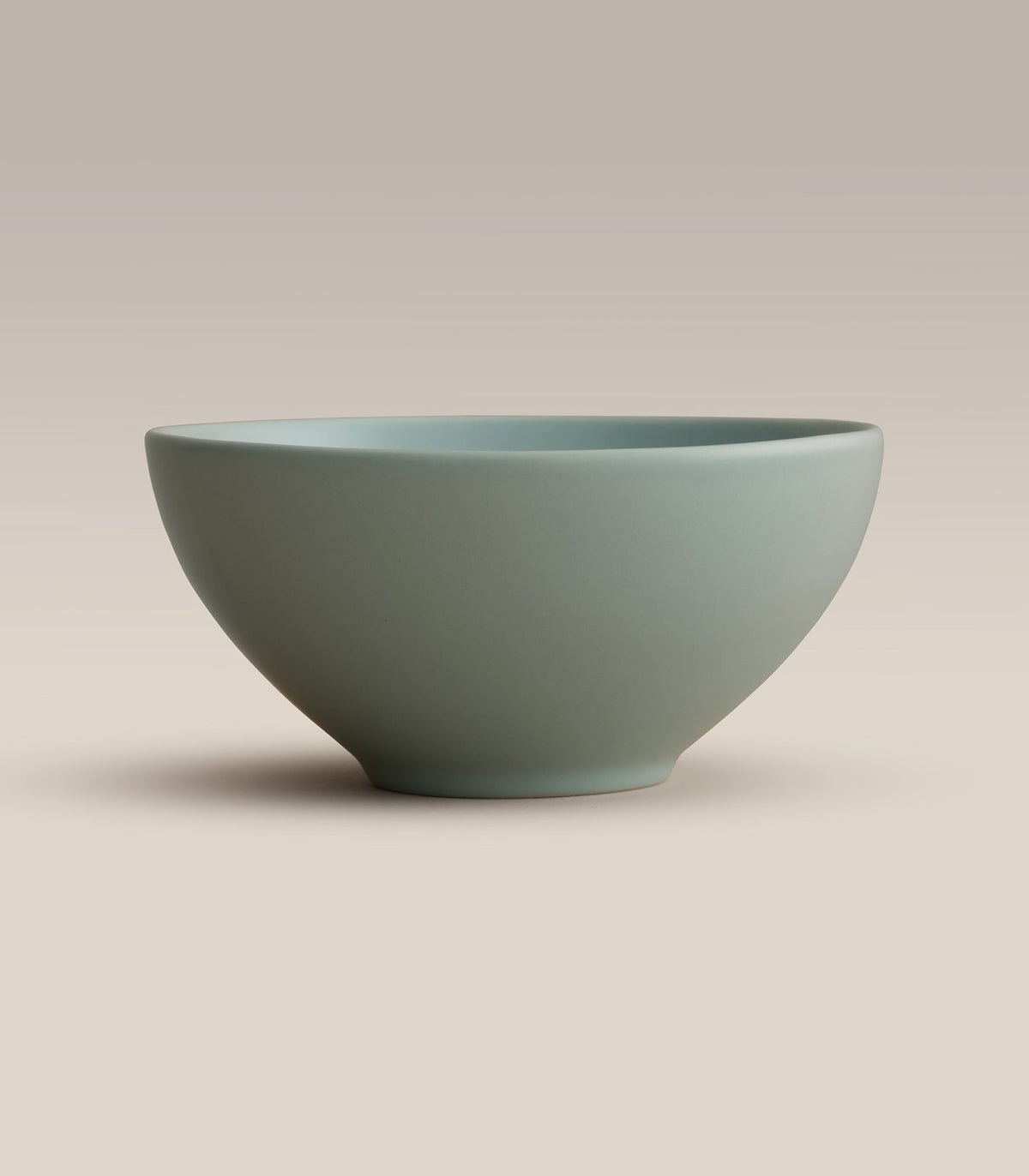 Stoneware Small Bowl Set, Blue, side profile