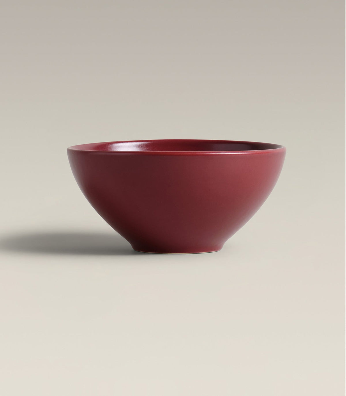 Stoneware Small Bowl Set, Plum, a single piece shown on its own
