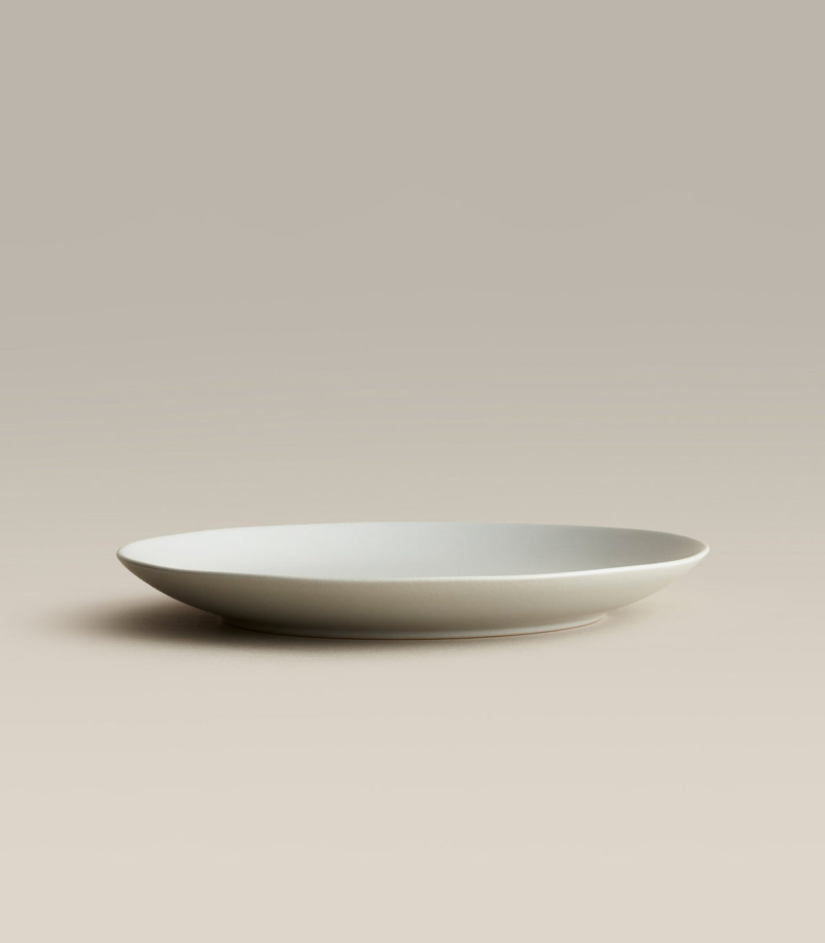 Stoneware Small Plate Set, Fog, a single piece shown on its own
