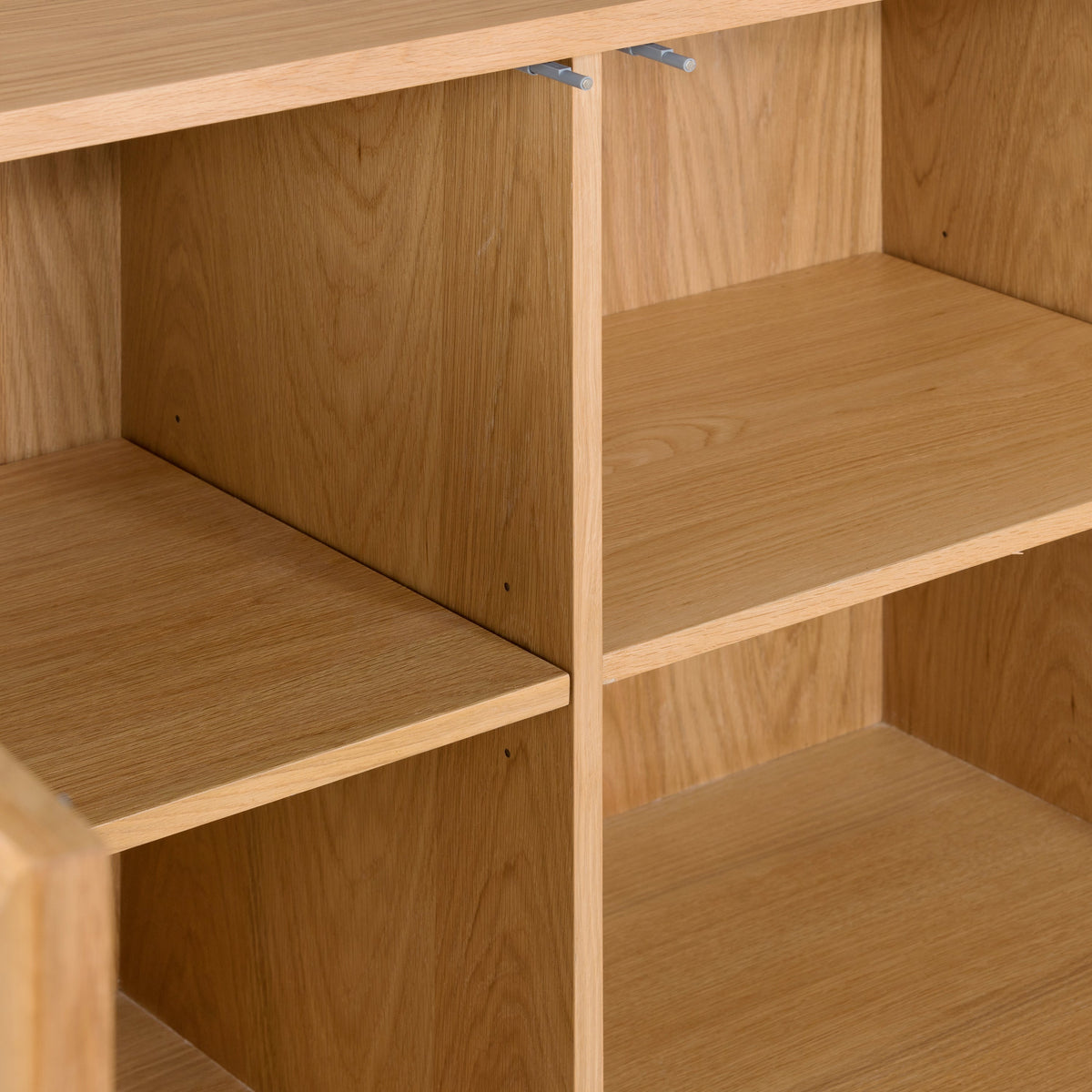 Tate 76" Oak Sideboard, leg and base detail