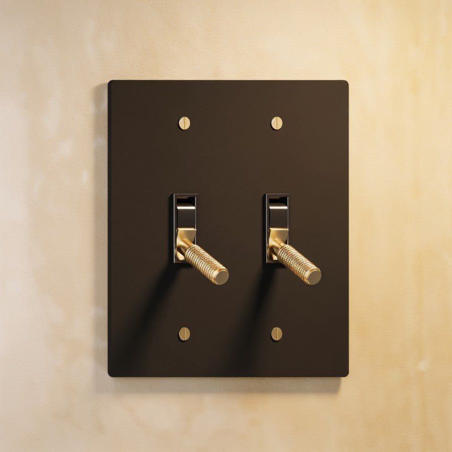 The Architectural Brass 4-Way Toggle Switch (1 to 5 Gang)