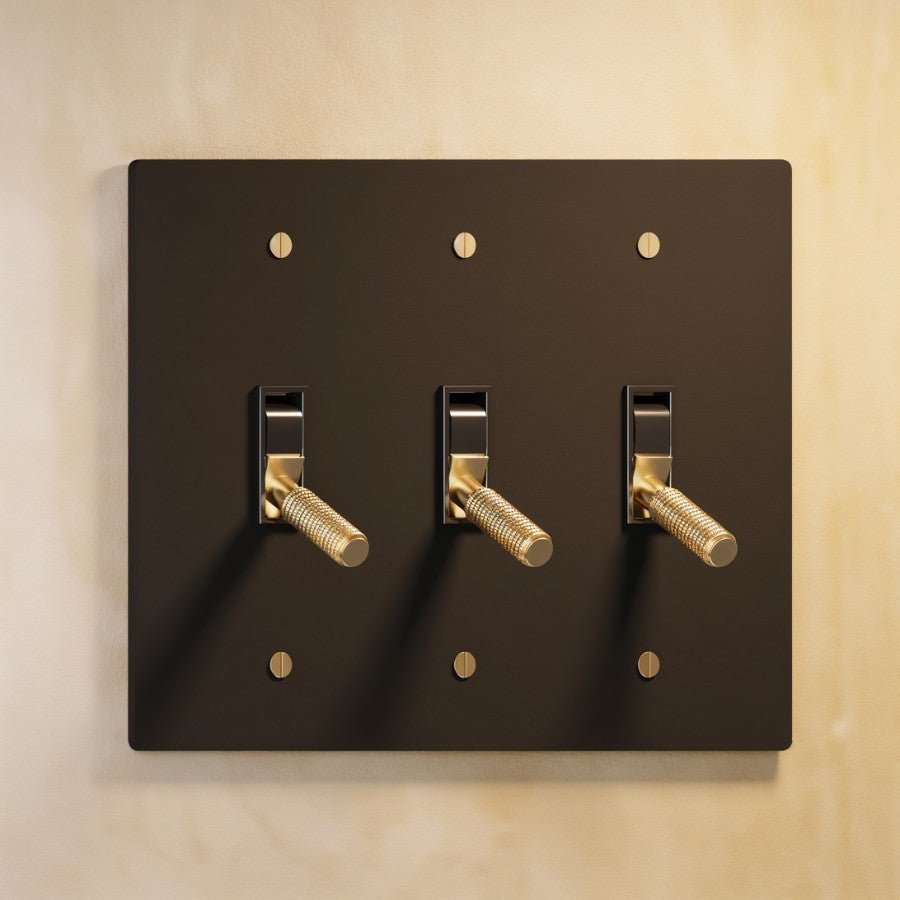 The Architectural Brass 4-Way Toggle Switch (1 to 5 Gang)