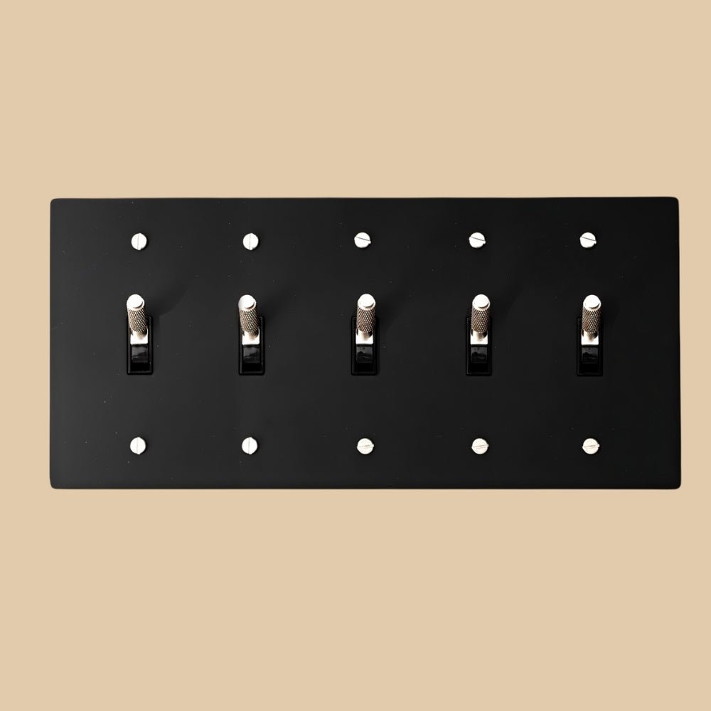 The Architectural Brass 4-Way Toggle Switch (1 to 5 Gang)