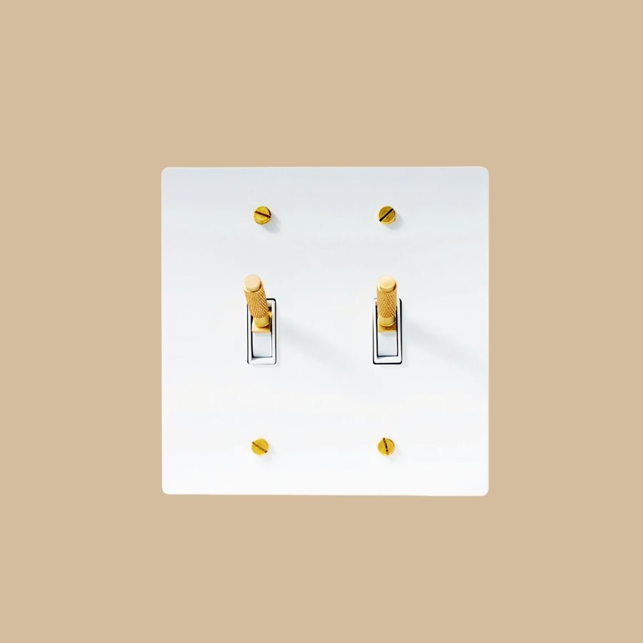 The Architectural Brass 4-Way Toggle Switch (1 to 5 Gang)