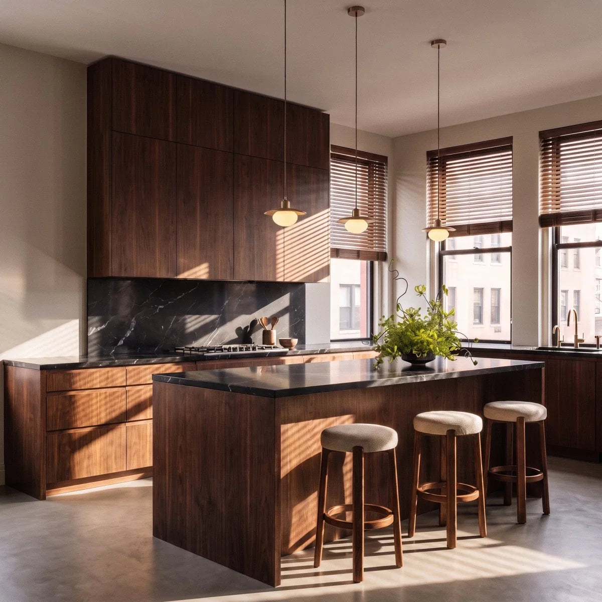 Velaro Pendant Light, side profile