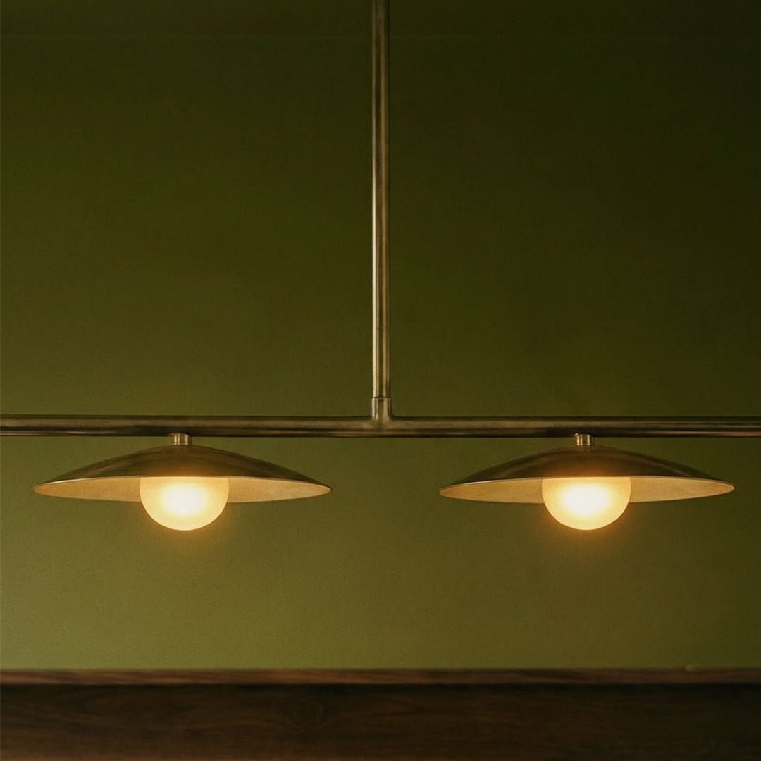 Velix Metal Pendant Light, angled view showing the silhouette