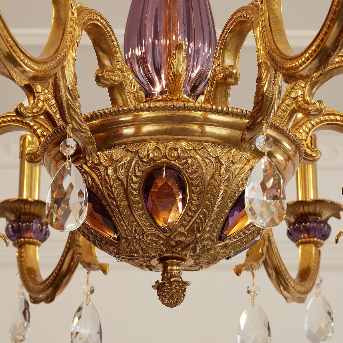 Verona Chandelier, second unlit detail view