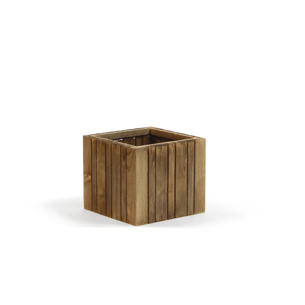 Vertical Slat Wood Box Case Pack, styled with greenery (2)