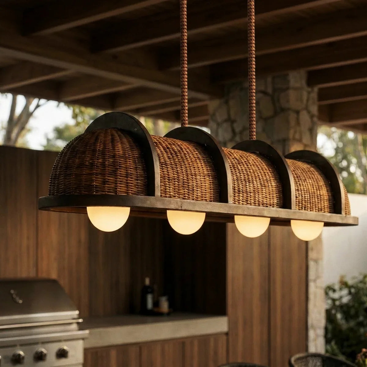 Vetra Metal Pendant Light, second shade and diffuser detail